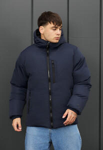 Фото - Двостороння куртка на зиму Staff rovx black & navy - Men box