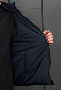 Фото - Двостороння куртка на зиму Staff rovx black & navy - Men box