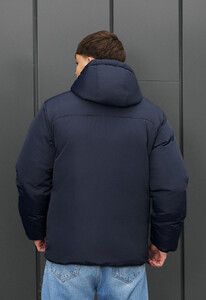 Фото - Двостороння куртка на зиму Staff rovx black & navy - Men box