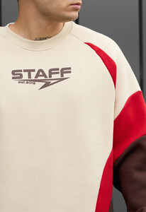 Фото - Теплый свитшот для мужчин Staff mix2 logo oversize fleece - Men box