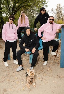 Фото - Розовое патриотическое худи Staff x Buffalo pink - Men box