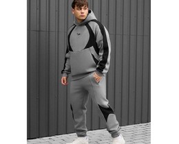 Фото - Теплий чоловічий костюм Staff mil gray & black - Men box