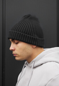 Фото - Чоловіча шапка Staff 10 long dark gray - Men box