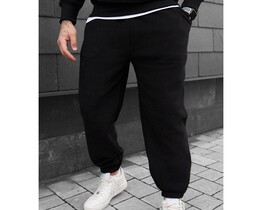 Фото - Базові зимові спортивні штани Staff al black fleece - Men box