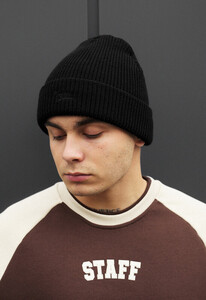 Фото - Чоловіча зимова шапка Staff 14 black logo - Men box