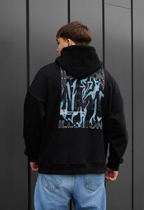 Фото - Тепле худі з принтом Staff illusion fleece - Men box