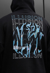 Фото - Тепле худі з принтом Staff illusion fleece - Men box
