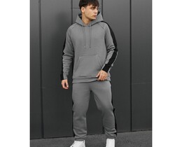 Фото - Зимний спортивный костюм Staff lo gray & black fleece - Men box