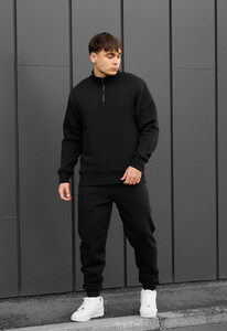 Фото - Зимовий спортивний костюм Staff tap black fleece - Men box