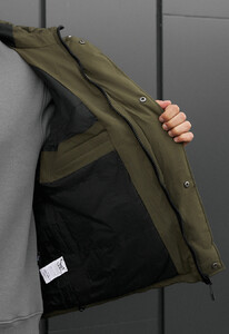 Фото - Чоловіча куртка на зиму Staff froz khaki - Men box