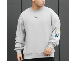 Фото - Теплий молодіжний світшот Staff dollar sign oversize fleece - Men box