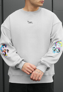 Фото - Теплий молодіжний світшот Staff dollar sign oversize fleece - Men box