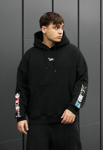 Фото - Теплое худи с котиками Staff cats & logo fleece - Men box