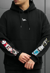 Фото - Теплое худи с котиками Staff cats & logo fleece - Men box