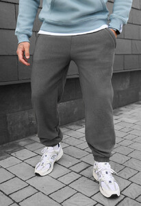 Фото - Зимові штани сірого кольору Staff pul gray fleece - Men box