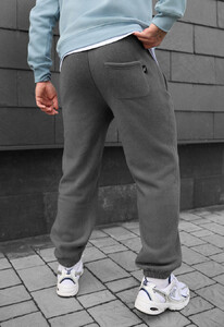 Фото - Зимові штани сірого кольору Staff pul gray fleece - Men box