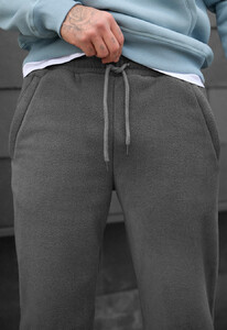 Фото - Зимові штани сірого кольору Staff pul gray fleece - Men box
