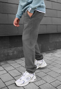 Фото - Зимові штани сірого кольору Staff pul gray fleece - Men box