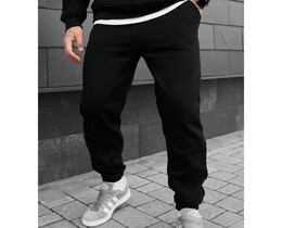 Фото - Універсальні теплі штани Staff fad black fleece - Men box