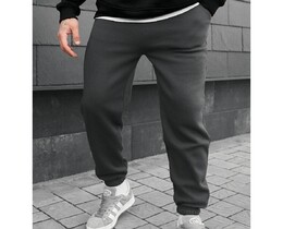 Фото - Теплі спортивні штани Staff fad dark gray fleece - Men box