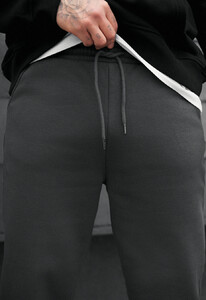 Фото - Теплі спортивні штани Staff fad dark gray fleece - Men box