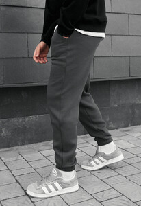 Фото - Теплі спортивні штани Staff fad dark gray fleece - Men box