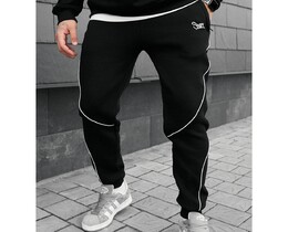 Фото - Теплі спортивні штани Staff tlo black reflective fleece - Men box