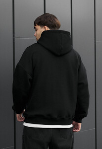 Фото - Универсальное зимнее худи Staff black oversize fleece - Men box