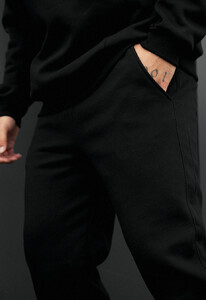 Фото - Зимний спортивный костюм Staff bel black oversize fleece - Men box