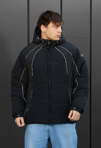 Фото - Молодіжна зимова куртка Staff valt navy & black - Men box