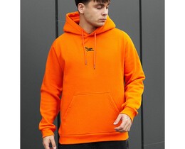 Яркое утепленное худи Staff orange logo fleece - Men box Фото - Яркое утепленное худи Staff orange logo fleece - Men box