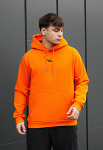 Фото - Яркое утепленное худи Staff orange logo fleece - Men box