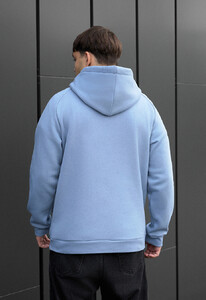 Фото - Худи голубого цвета Staff light blue logo fleece - Men box