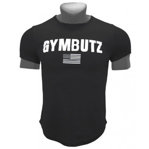 Фото - Спортивная мужская футболка BUTZ. Цвет: черный - Men box