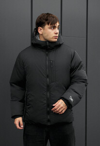 Фото - Чоловіча двостороння куртка Staff rovx black & gray - Men box