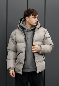 Фото - Чоловіча двостороння куртка Staff rovx black & gray - Men box