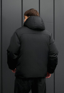 Фото - Чоловіча двостороння куртка Staff rovx black & gray - Men box