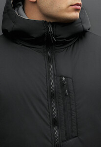 Фото - Чоловіча двостороння куртка Staff rovx black & gray - Men box