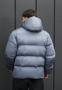 Фото - Зимова двостороння куртка від Staff rovx black & blue gray - Men box