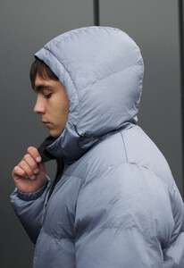 Фото - Зимова двостороння куртка від Staff rovx black & blue gray - Men box