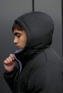 Фото - Зимова двостороння куртка від Staff rovx black & blue gray - Men box