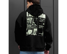 Теплое молодежное худи Staff escapism fleece - Men box Фото - Теплое молодежное худи Staff escapism fleece - Men box