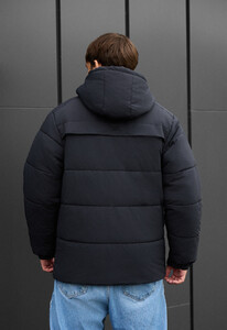 Фото - Темно-сіра зимова куртка Staff hyke dark gray - Men box