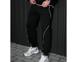 Фото - Спортивні штани чорного кольору Staff ers black fleece - Men box