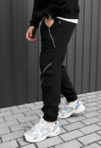 Фото - Спортивні штани чорного кольору Staff ers black fleece - Men box