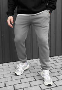 Фото - Утеплені спортивні штани Staff ho gray fleece - Men box