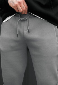 Фото - Утеплені спортивні штани Staff ho gray fleece - Men box