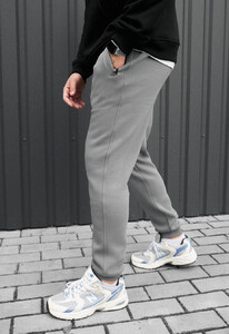 Фото - Утеплені спортивні штани Staff ho gray fleece - Men box