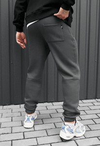 Фото - Зимові штани сірого кольору Staff nib gray fleece - Men box