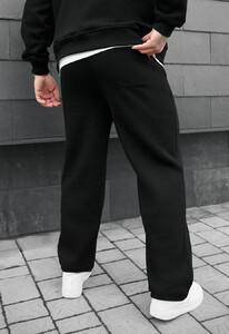 Фото - Базові зимові спортивки Staff jot black fleece - Men box